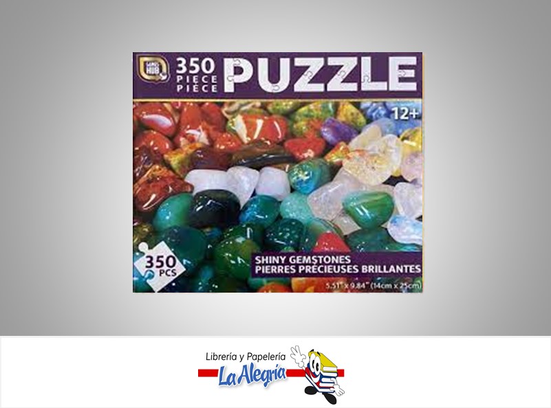 ROMPECABEZA PIEDRAS PRECIOSAS 350 PZ MARCA GAMES HUB