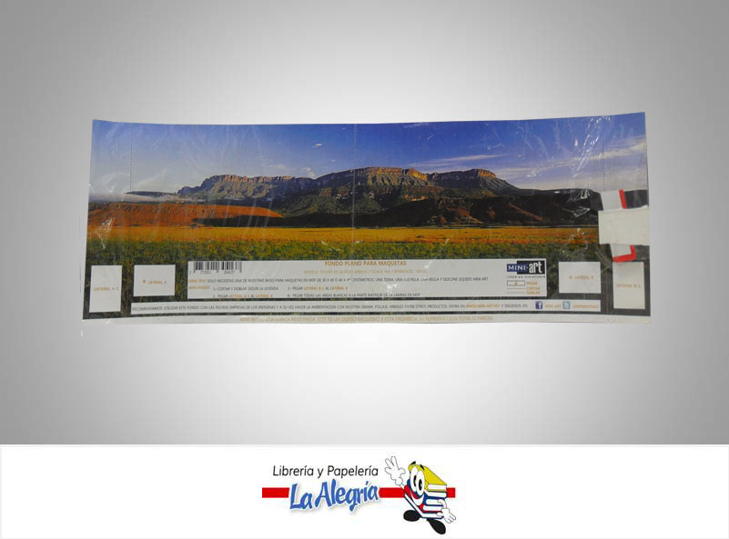 FONDO PLANO P/MAQUETA TEPUY UND MARCA MINI-ART   