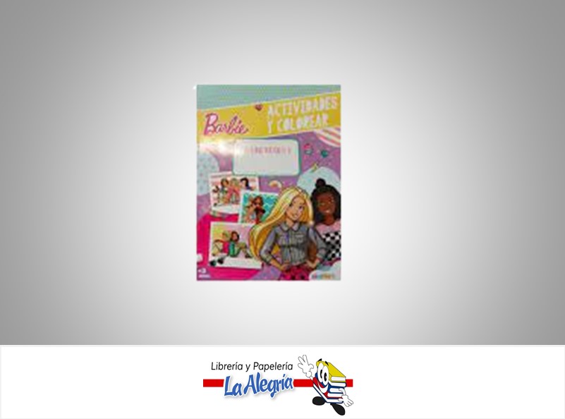 LIBRO ACTIVIDADES Y COLOREA BARBIE TEMATICA APRENDIZAJE AUTOR NICKELODEON EDITORIAL SICOBEN