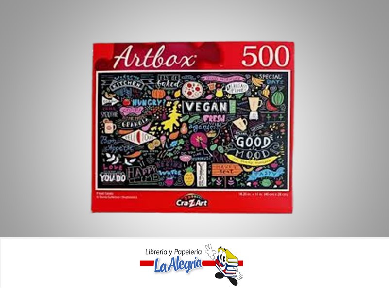 ROMPECABEZA OBJETIVOS DE COMIDA 500 PZ MARCA CRA-Z-ART