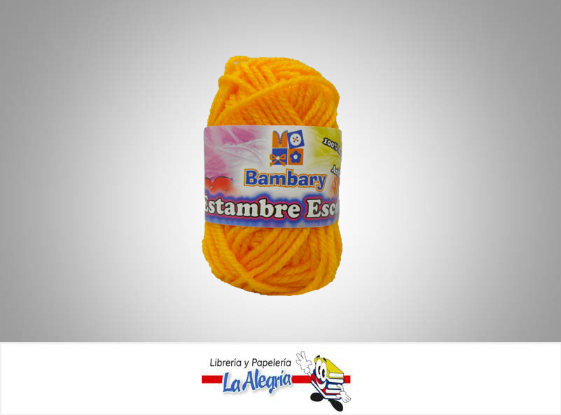ESTAMBRE ESCOLAR 12GR MOSTAZA UND MARCA BAMBARY   