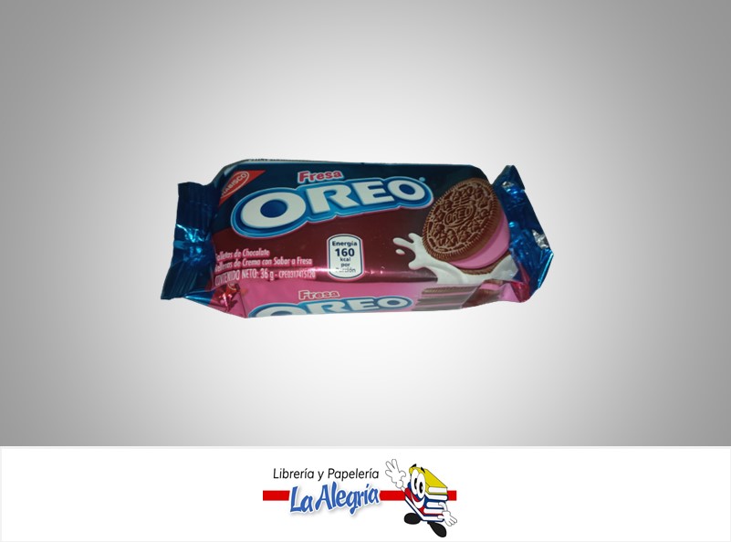 GALLETA OREO FRESA 32G MARCA NABISCO