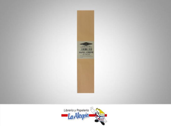 PAPEL CREP/ 50X200CM CARNE UND MARCA OFFICE LINE   