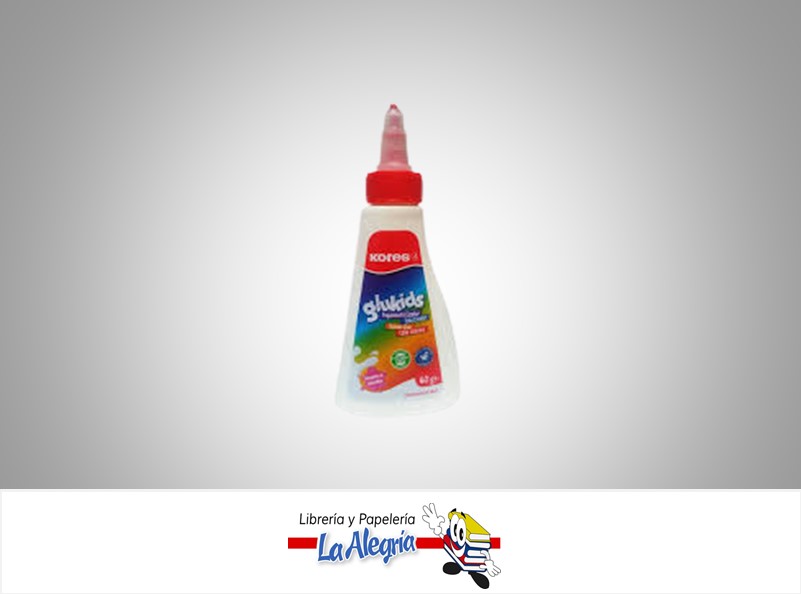 PEGA LIQUIDA BLANCA GLUKIDS 60 GR MARCA KORES