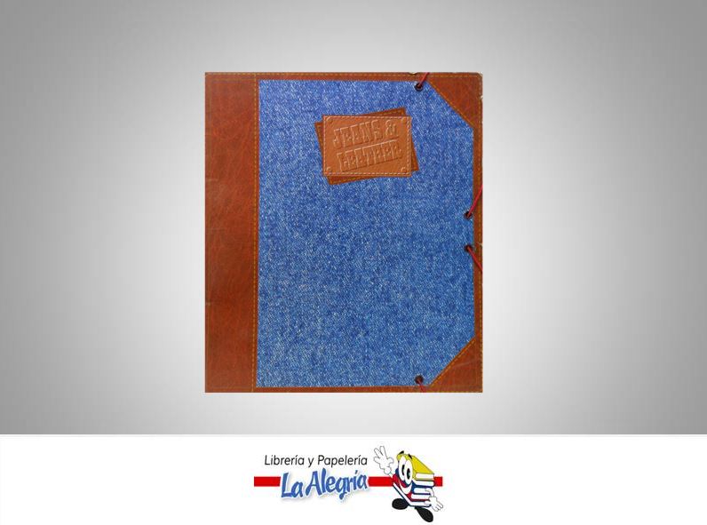 CARPETA C/LIGA JEAN CARTA UND MARCA RONDA   