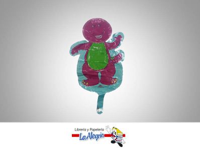 GLOBO FOIL 14 BARNEY UND MARCA ANAGRAM   