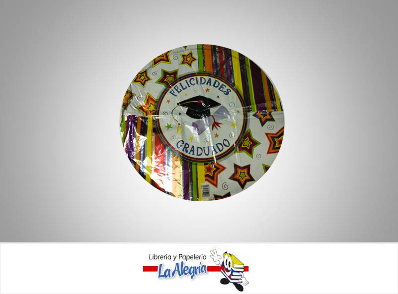 GLOBO FOIL 18 GRADUADO MARCA ANAGRAM   
