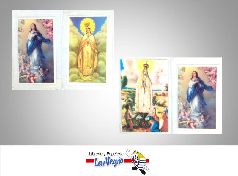 ESTAMPAS DE SANTOS 5,2X8,2 CM VARIADO MARCA S/M   