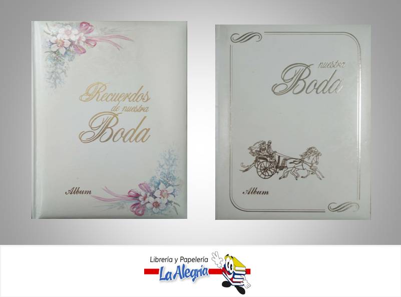 ALBUM FOTO 23X29CM RECDO DE NUESTRA BODA       