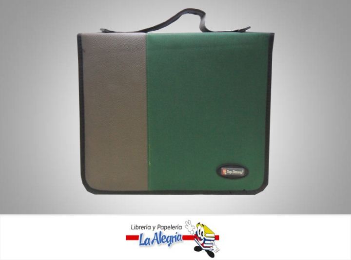 CARPETA C/ASA CARTA VERDE MARCA TOP DRAWER   