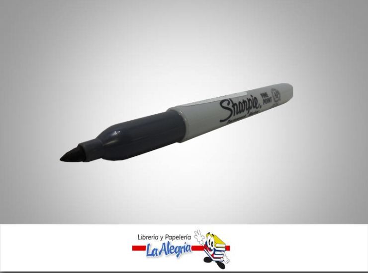 MARCADOR PERMANENTE PUNTA FINA GRIS UND MARCA SHARPIE