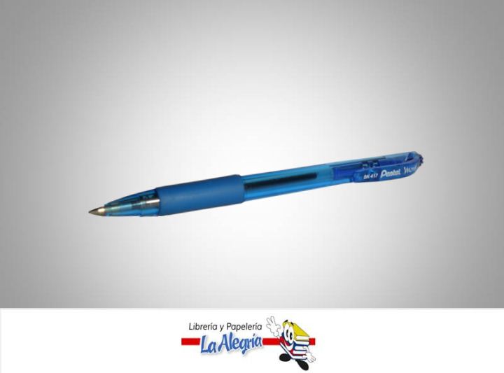 BOLIGRAFO RETRACTIL BK 417 AZUL MARCA PENTEL   