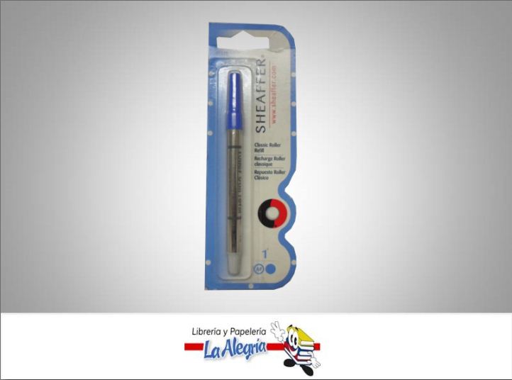 REPUESTO SHEAFFER ROLLERBALL MEDIO AZUL MARCA SHEAFFER   