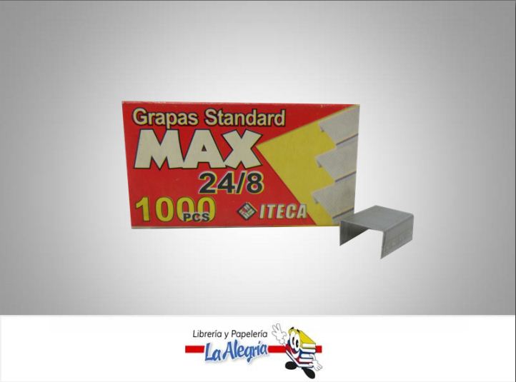 GRAPA LISA 24/8 1000 UND MARCA ITECA   