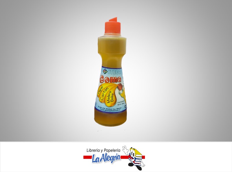 PEGA P/PAPEL/CARTON/MADERA BALSA 85 ML MARCA ITECA   