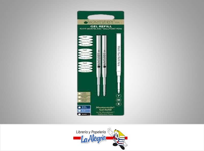 REPUESTO MONTBLANC GEL REFILL FINONE MARCA MONTEVERDE   