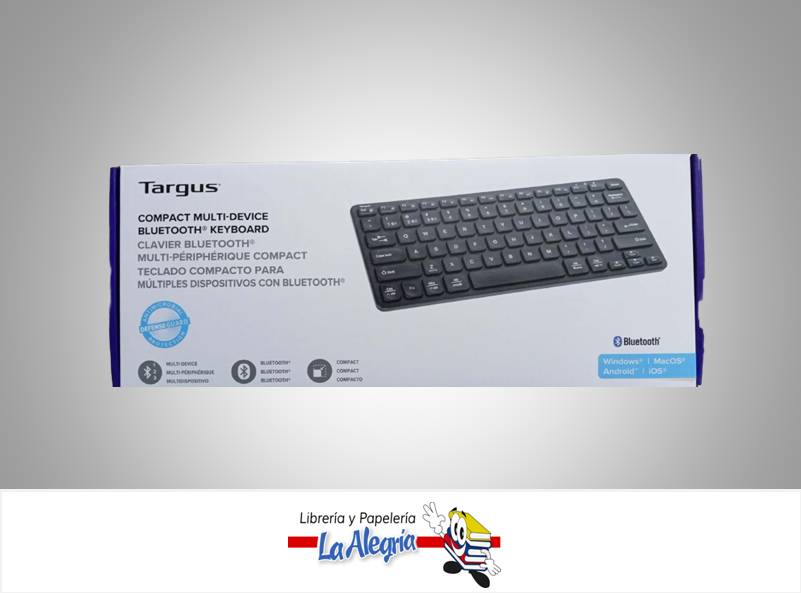 TECLADO COMPACT MULTI-DEVICE BLUETOOTH A MARCA TARGUS   