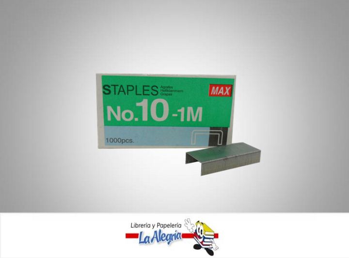 GRAPA LISA N-10 1000 UND MARCA STAPLES MAX   