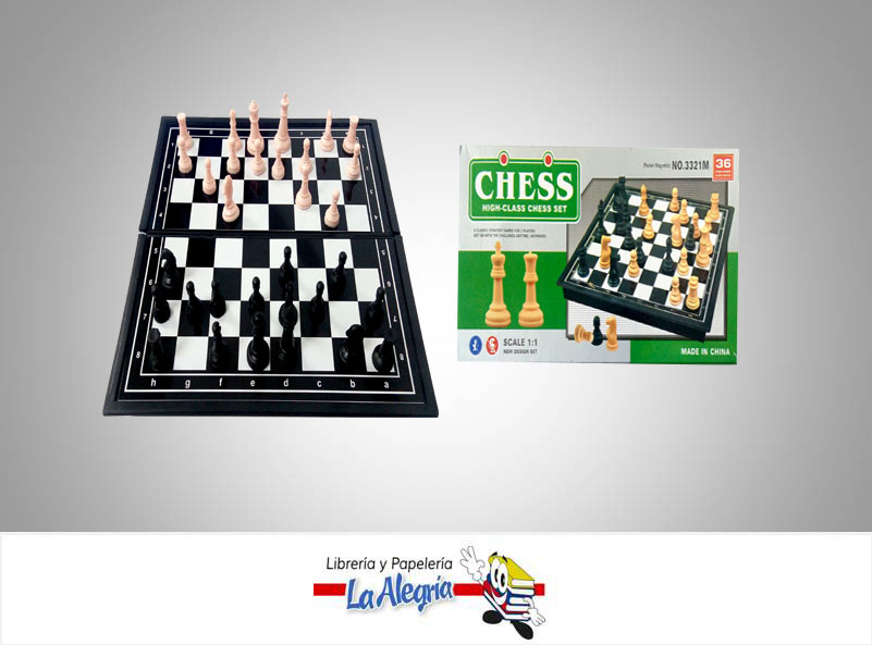 JUEGO DE AJEDREZ 19X19CM MARCA CHESS   