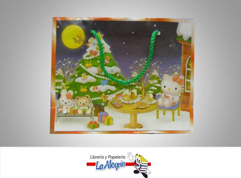BOLSA DE REGALO 15X18 D/NAVIDAD MARCA S/M   