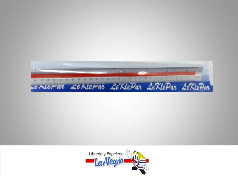 ESCALIMETRO DE ALUMINIO 30CM LEKLEPAR MARCA LEKLEPAR   