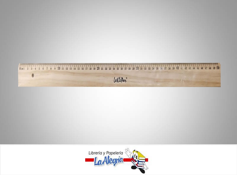 REGLA MADERA 50CM  UND MARCA LEKLEPAR