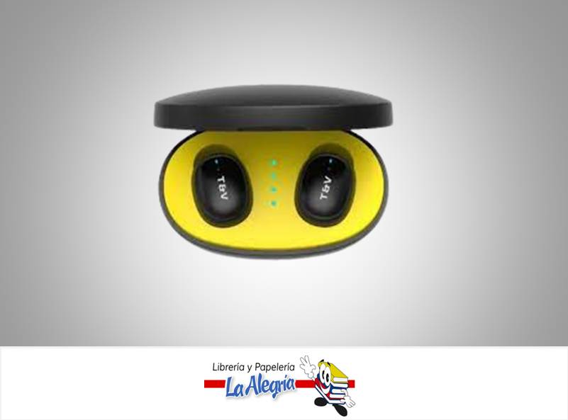 AUDIFONOS INALAMBRICOS TWS NEGROS IN EAR MARCA THONET & VANDER   