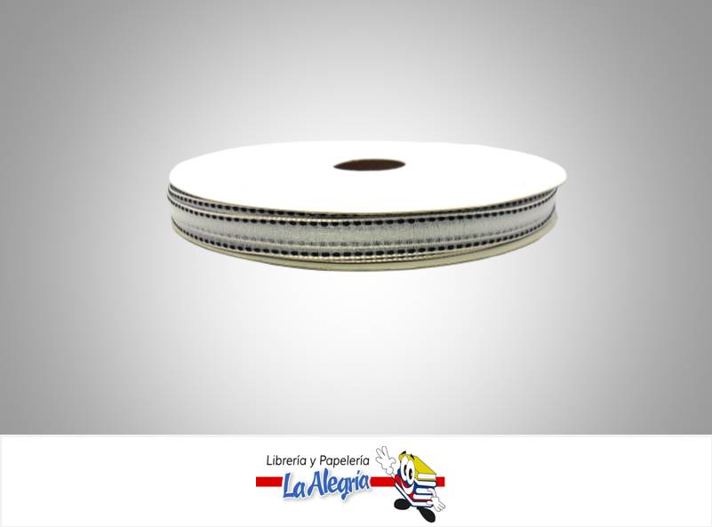 CINTA ORGANZA 10MM NEGRO XMETRO MARCA S/M   