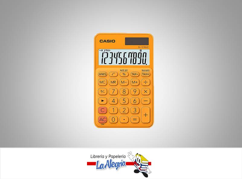 CALCULADORA ESCRITORIO SL-310UC-RG 10DIG MARCA CASIO