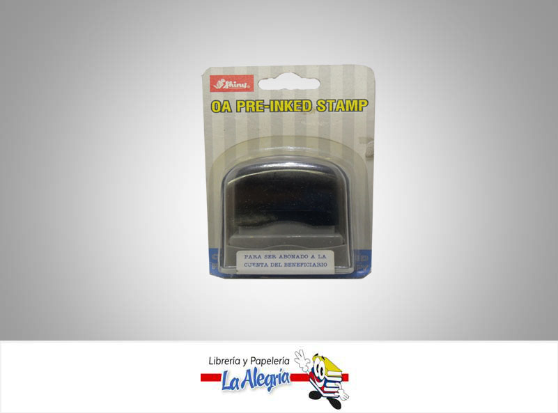 SELLO AUTOMATICO PARA ABONAR A LA CTA MARCA SHINY   