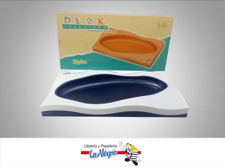 ORGANIZADOR DE ESCRITORIO PLASTICO NEGRO MARCA STULY