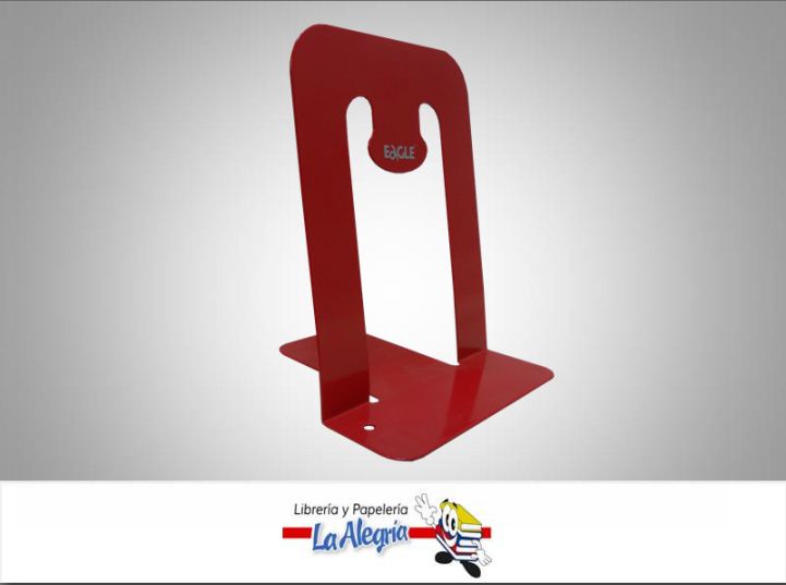 SUJETA LIBRO PEQUENO NEGRO-ROJO MARCA EAGLE   