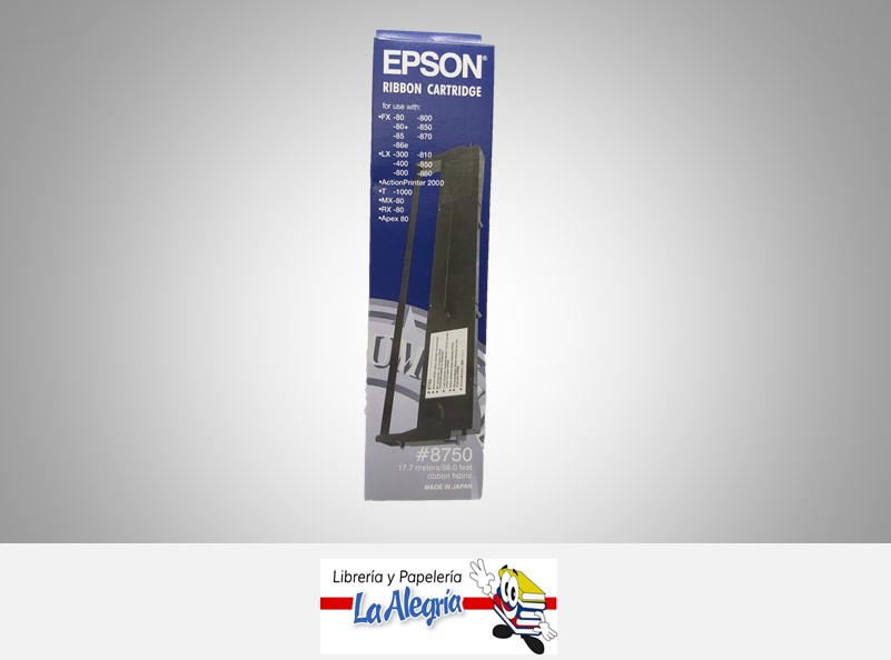 CINTA PARA IMPRESORA 8750 EPSON LX300 MARCA EPSON