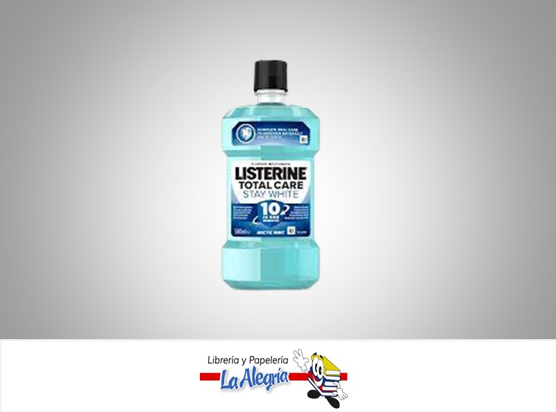 LISTERINE TOTAL CARE STAY WHITE 500 ML MARCA JOHNSONS   