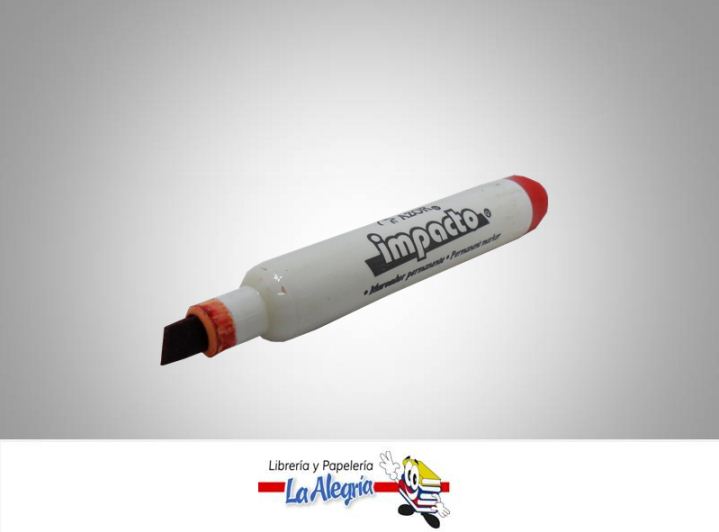 MARCADOR PERMANENTE PTA/CUAD ROJO UND MARCA AZOR   