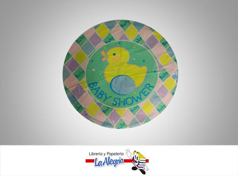 GLOBO FOIL 18 BABY SHOWER VERDE AGUA UN MARCA ANAGRAM   