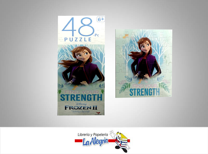 ROMPECABEZAS FROZEN II STRENGTH 48PZ MARCA CARDINAL   