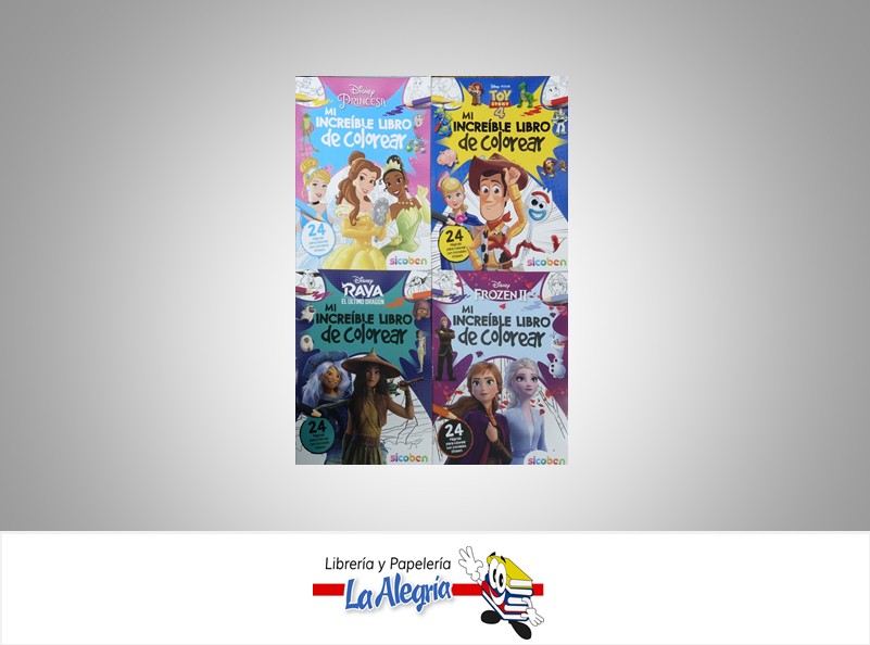 MI INCREIBLE LIBRO DE COLOREAR DISNEY EDITORIAL COLECCION