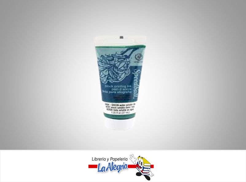 TINTA PASTA LINOLEO 37 ML VERDE MARCA SPEEDBALL   