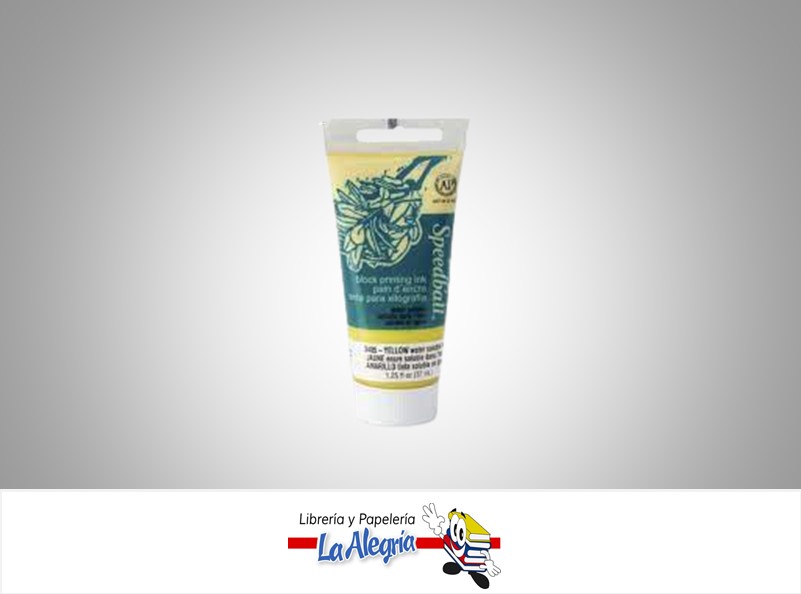 TINTA PASTA LINOLEO 37 ML AMARILLO MARCA SPEEDBALL   
