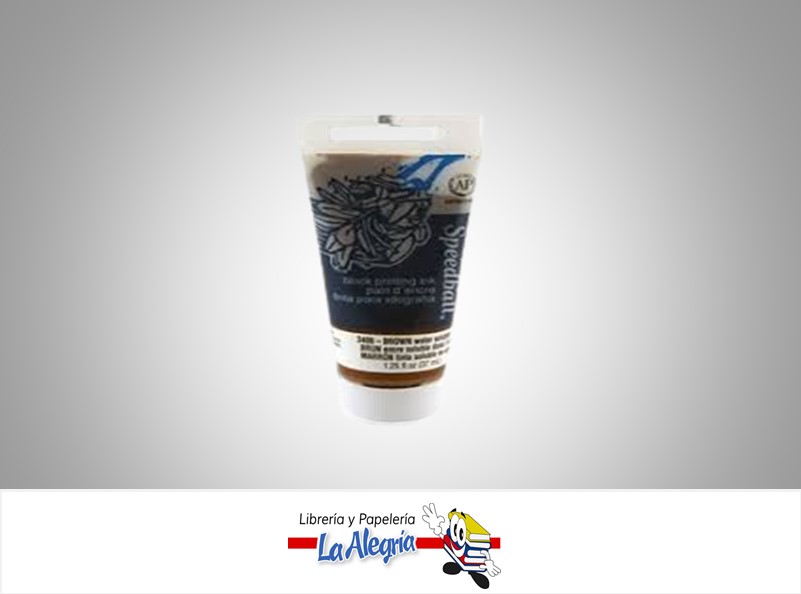 TINTA PASTA LINOLEO 37 ML MARRON MARCA SPEEDBALL   