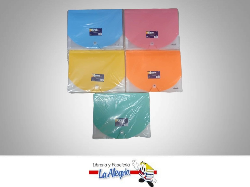ARCHIVADOR SINFONIA CON LIGA HORIZONTAL 13 DIVISIONES TRANSPARENTE OK351 MARCA OFIMAK