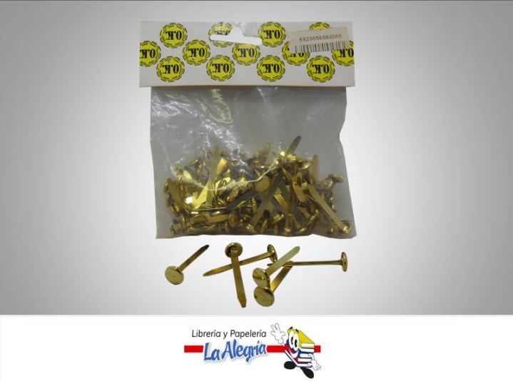 SERAFIN 32MM 100 PZAS DORADO MARCA OK   