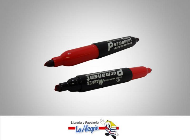 MARCADOR PERMANENTE DB/PTA ROJO/AZUL UND MARCA TIANHAO   