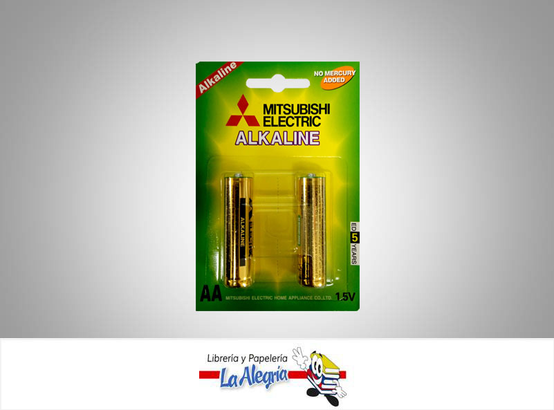 PILA AA 1,5 V LR6/2BPSET 2 UND MARCA MITSUBISHI ELECTRIC   