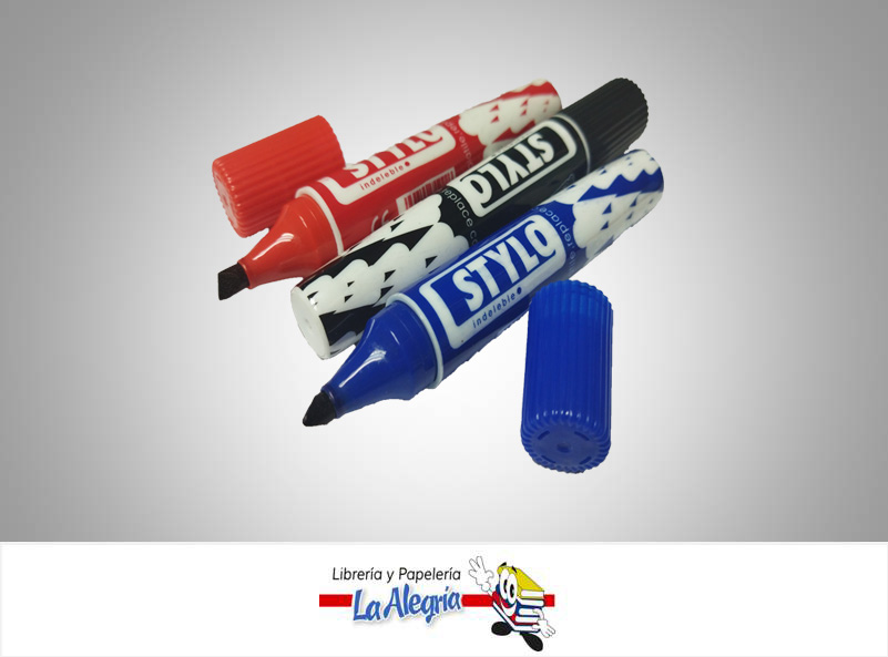 MARCADOR PERMANENTE PTA/CUADRA N/A/R UND MARCA STYLO   