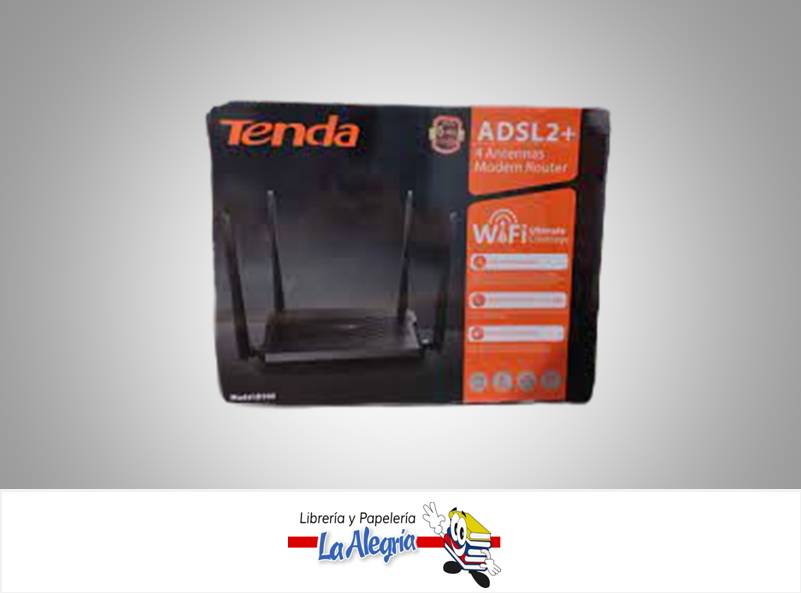 ROUTER INALAMBRICO 300MBPS 4 ANTENAS D30 MARCA TENDA   