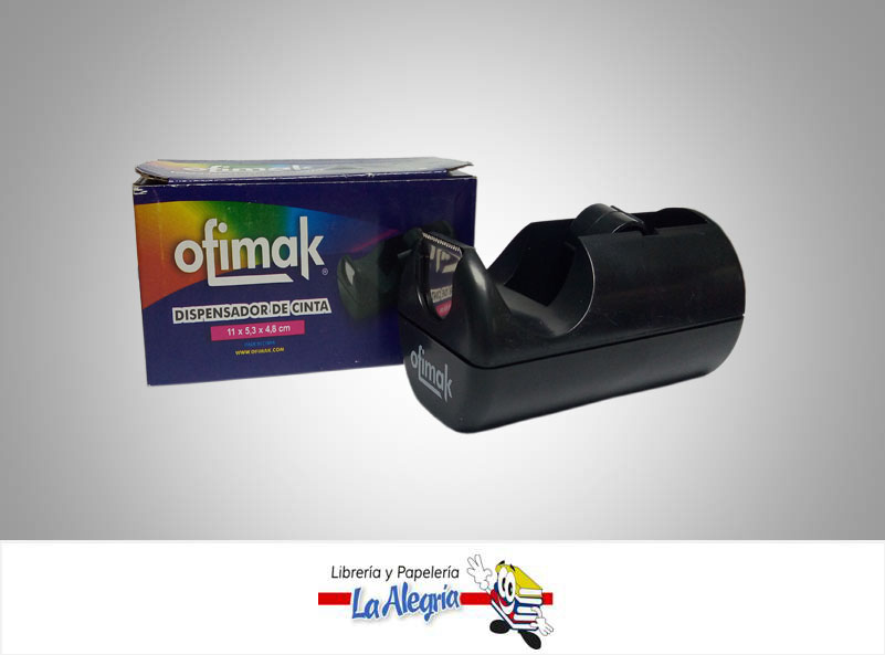 DISPENSADOR DE CINTA PEQUEÑO 3/4 NEGR UN MARCA OFIMAK