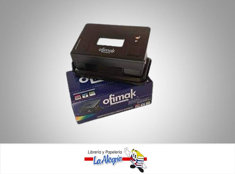 PERFORADORA 2 HUECOS 7-8 CM 15H OK15 MARCA OFIMAK   