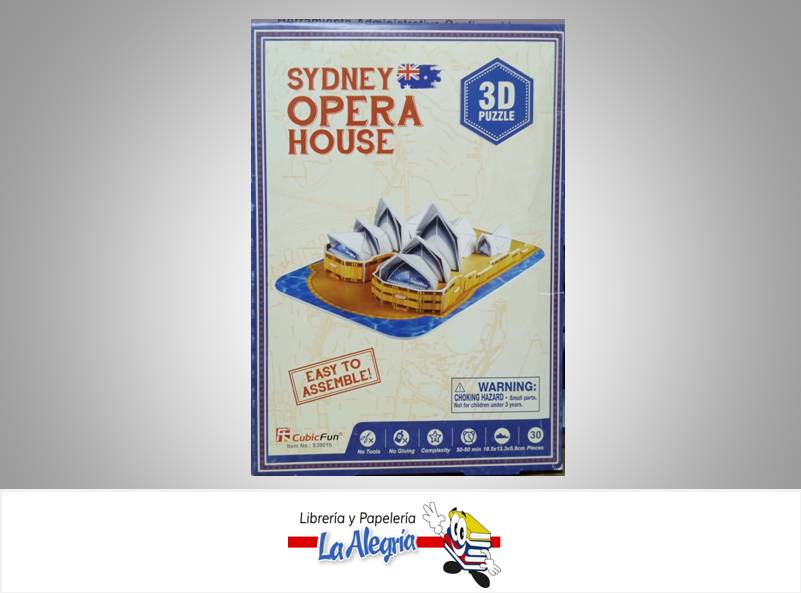 ROMPECABEZA 3D SYDNEY OPERA HOUSE 30 PZA    